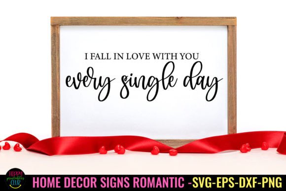 Download Fall in Love I Romantic Home Sign SVG - Romantic Collection